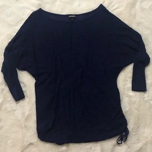 Navy 3/4 sleeve women’s top